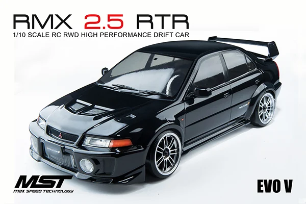 MST RMX 2.5 RTR EVO V (black) (brushless) - 533914BK